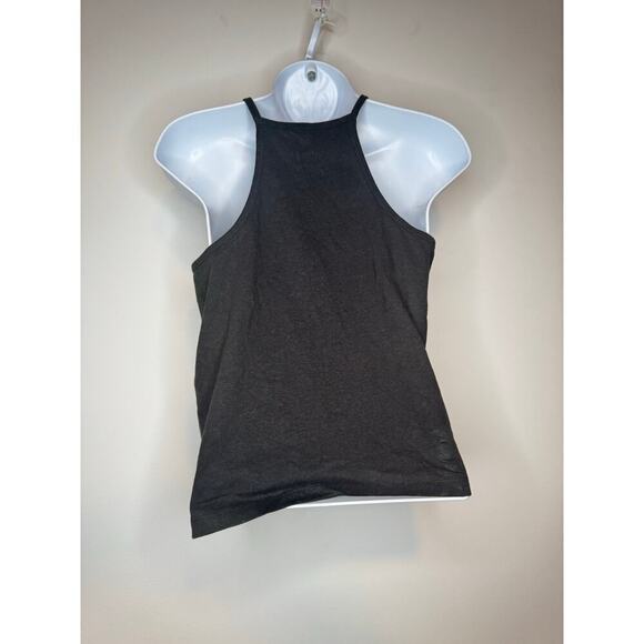Everlane Womens Organic Cotton Racerback Tank Top Black SIZE XS - Picture 2 of 6